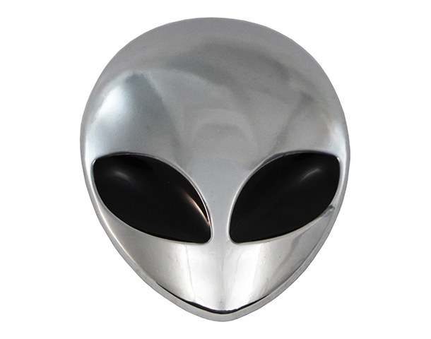 
  
Metal Alien Head Emblem Decal
 
