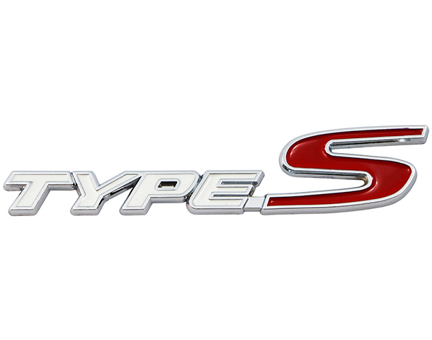
  
Type S Metal Emblem White
 

