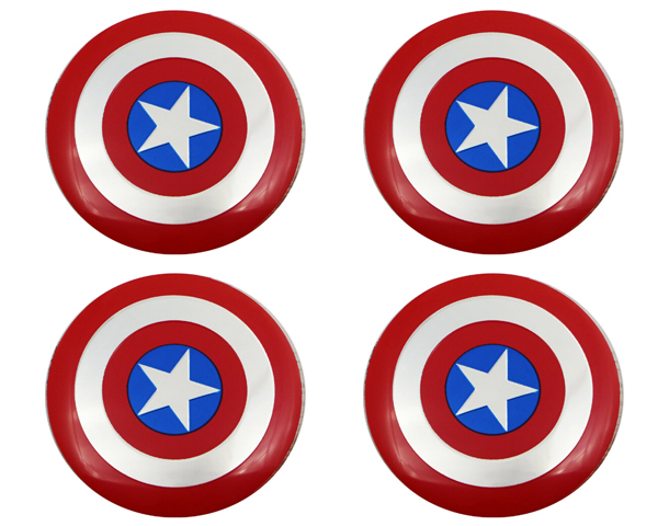 
  
Captain America Hub Caps
 

