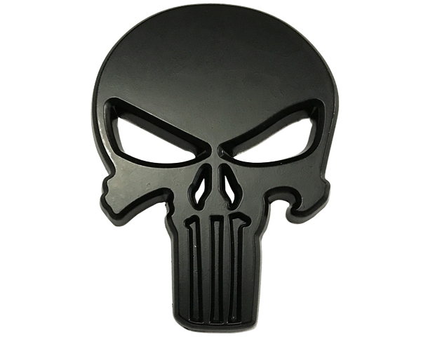 
  
Punisher Metal Emblem Decal Black
 
