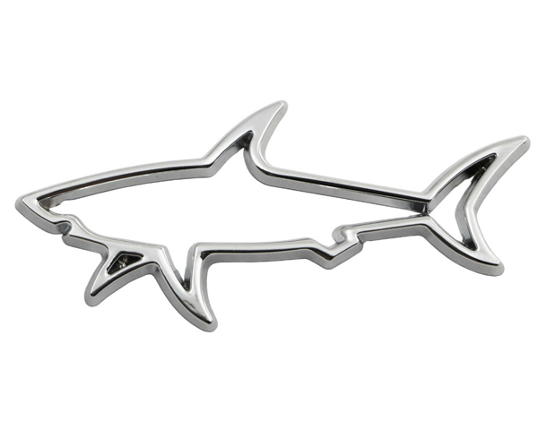 
  
Shark Attack Metal Emblem Decal
 
