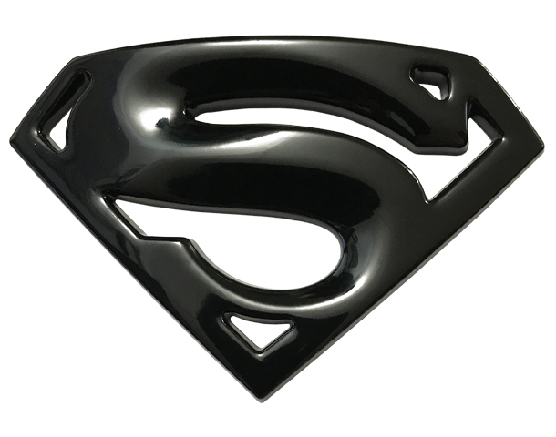
  
Superman Metal Emblem Decal Black
 
