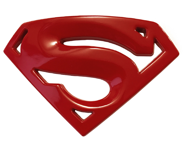 
  
Superman Metal Emblem Decal Red
 
